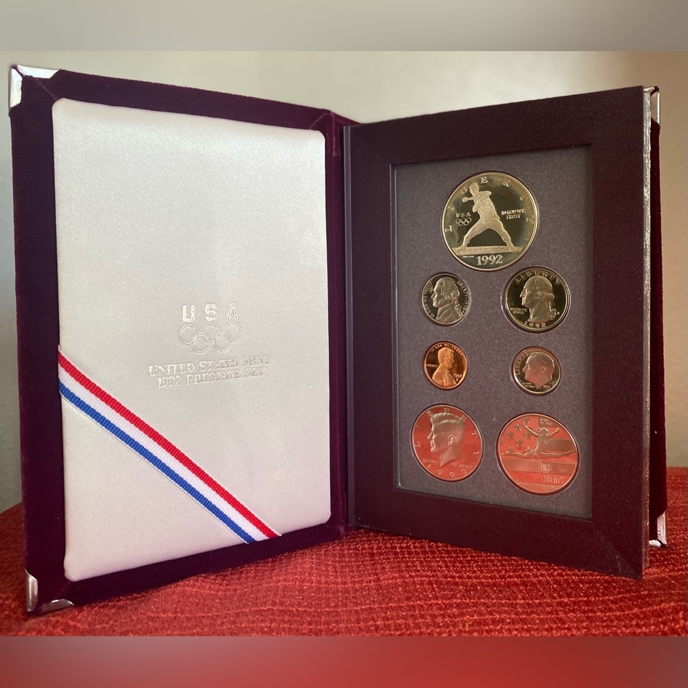 1992 US MINT OLYMPIC COIN SET - Picture 5 of 16